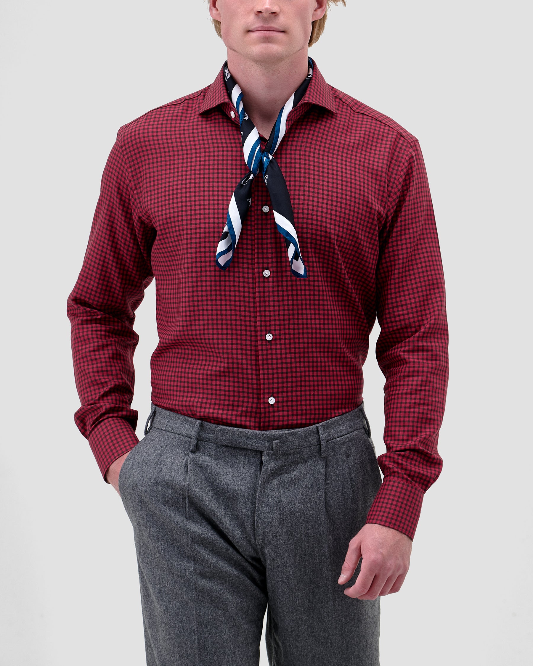 Foulard Disegno Lupo Twill Stampata