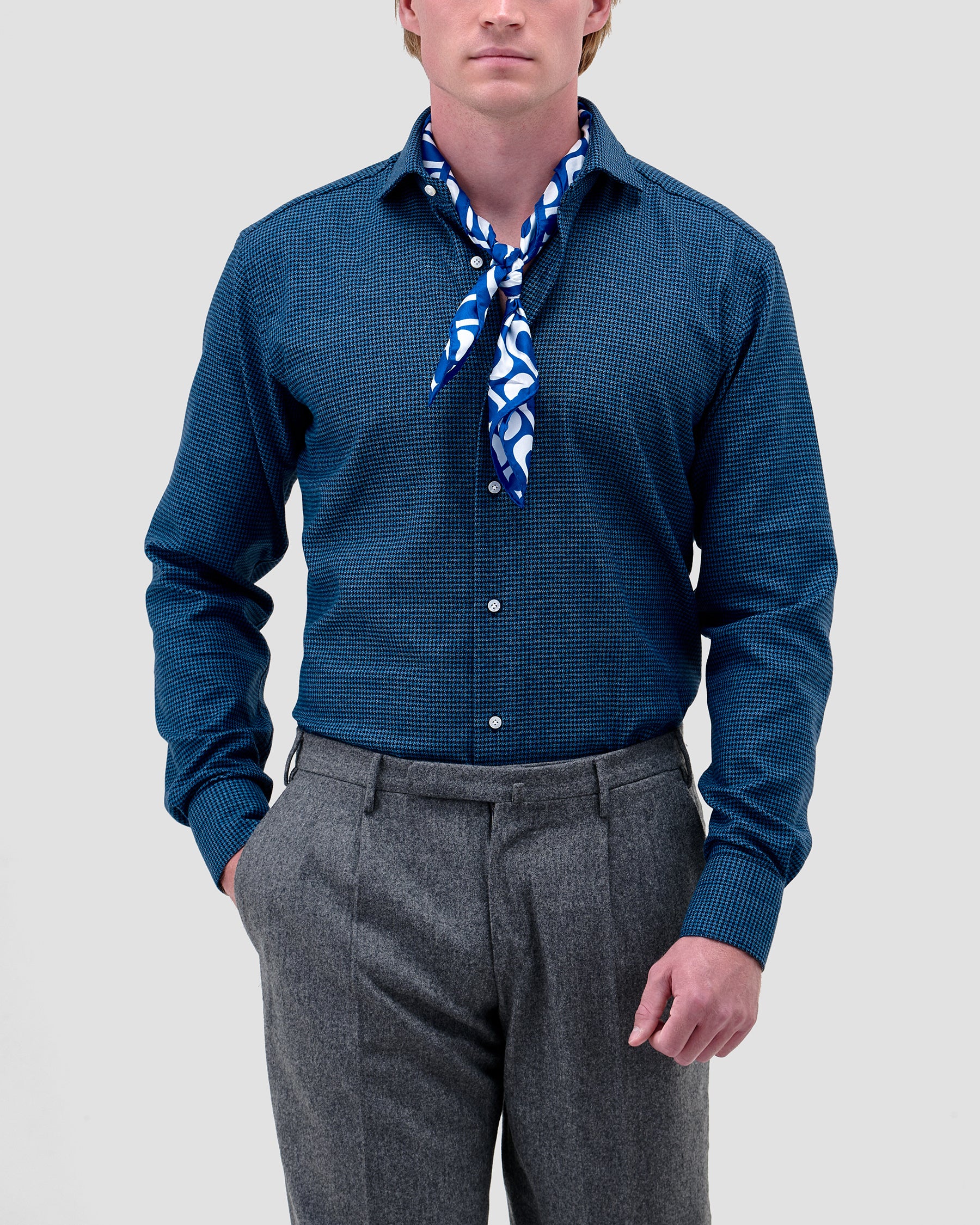 Foulard Disegno Optical Twill Stampata