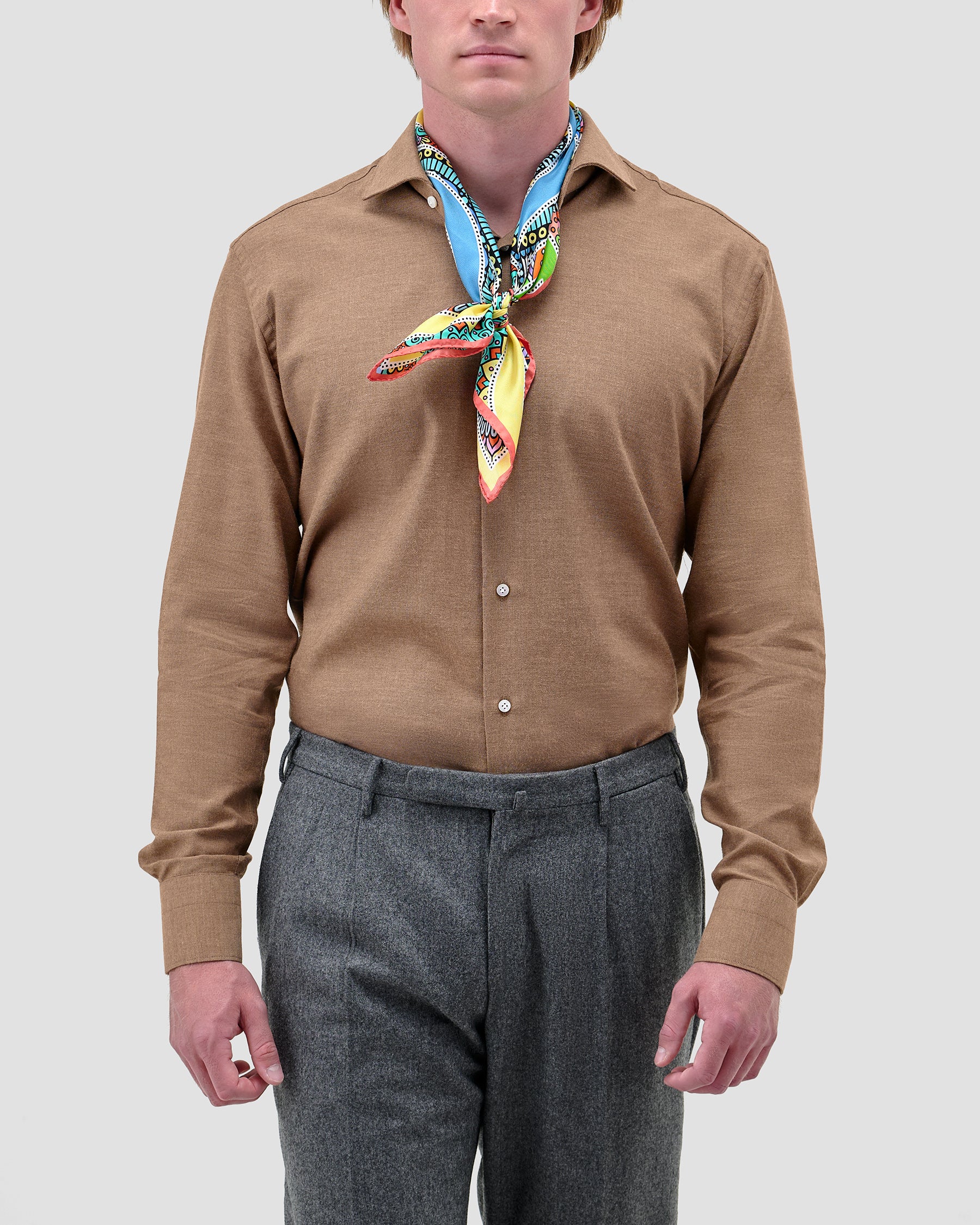 Foulard Occhio Greco Twill Stampata