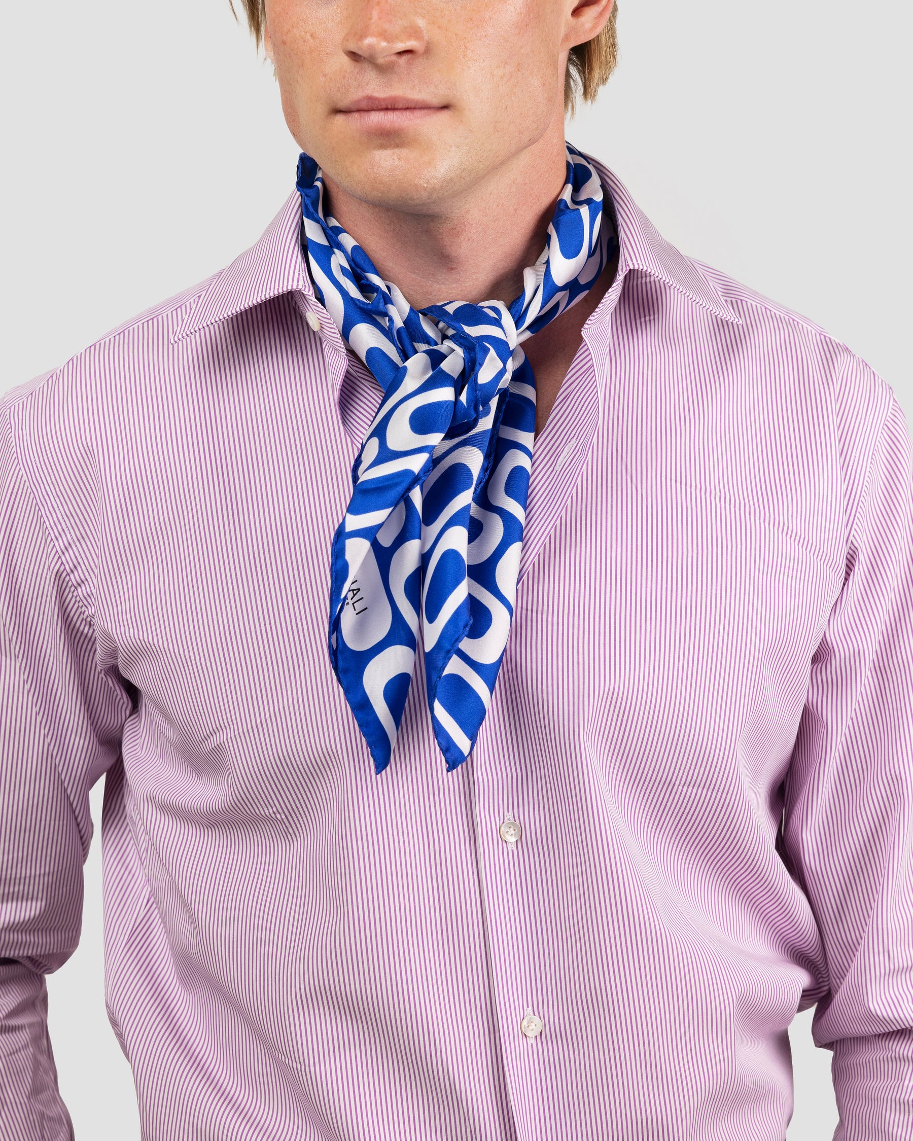 Foulard Disegno Optical Twill Stampata