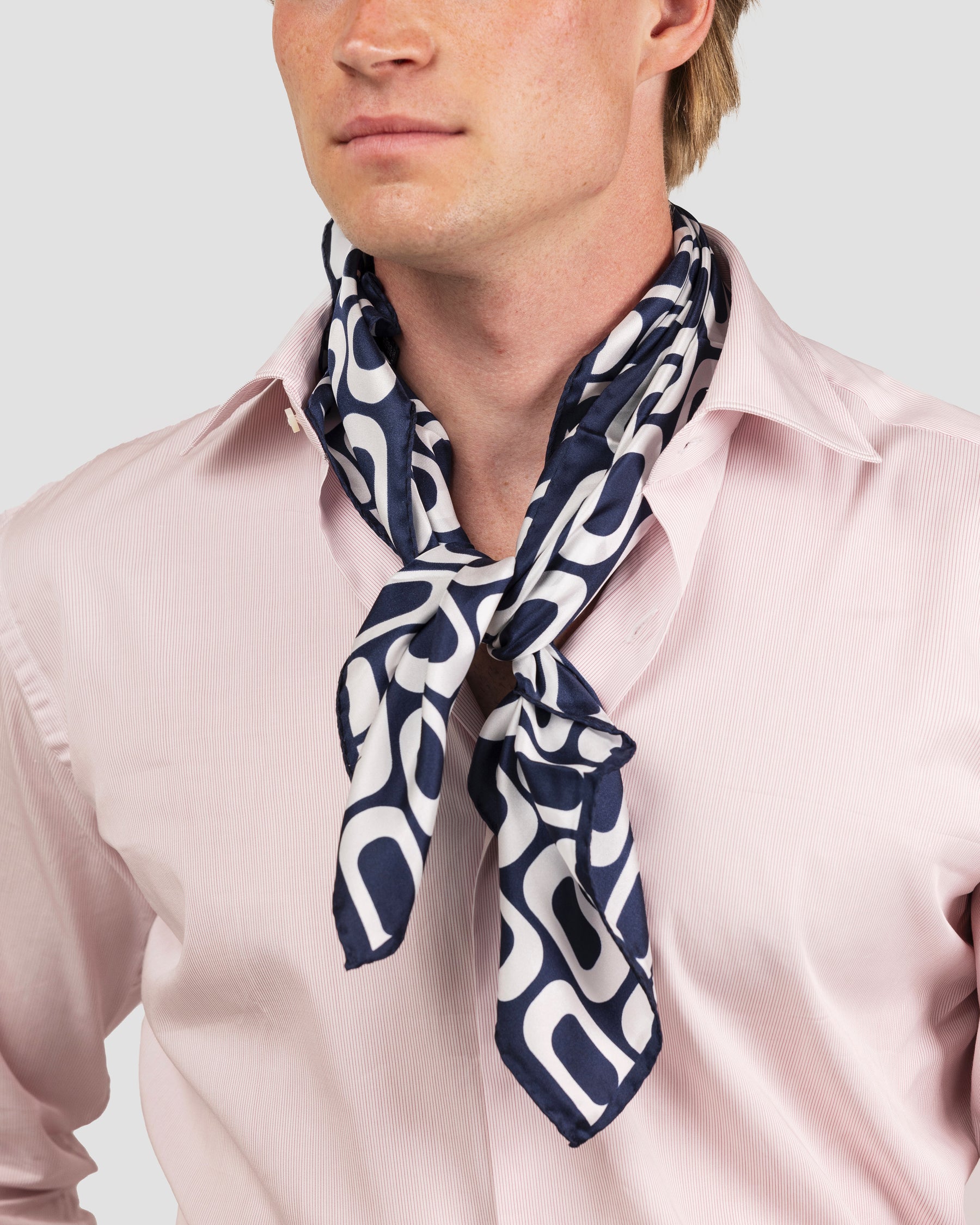 Foulard Disegno Optical Twill Stampata