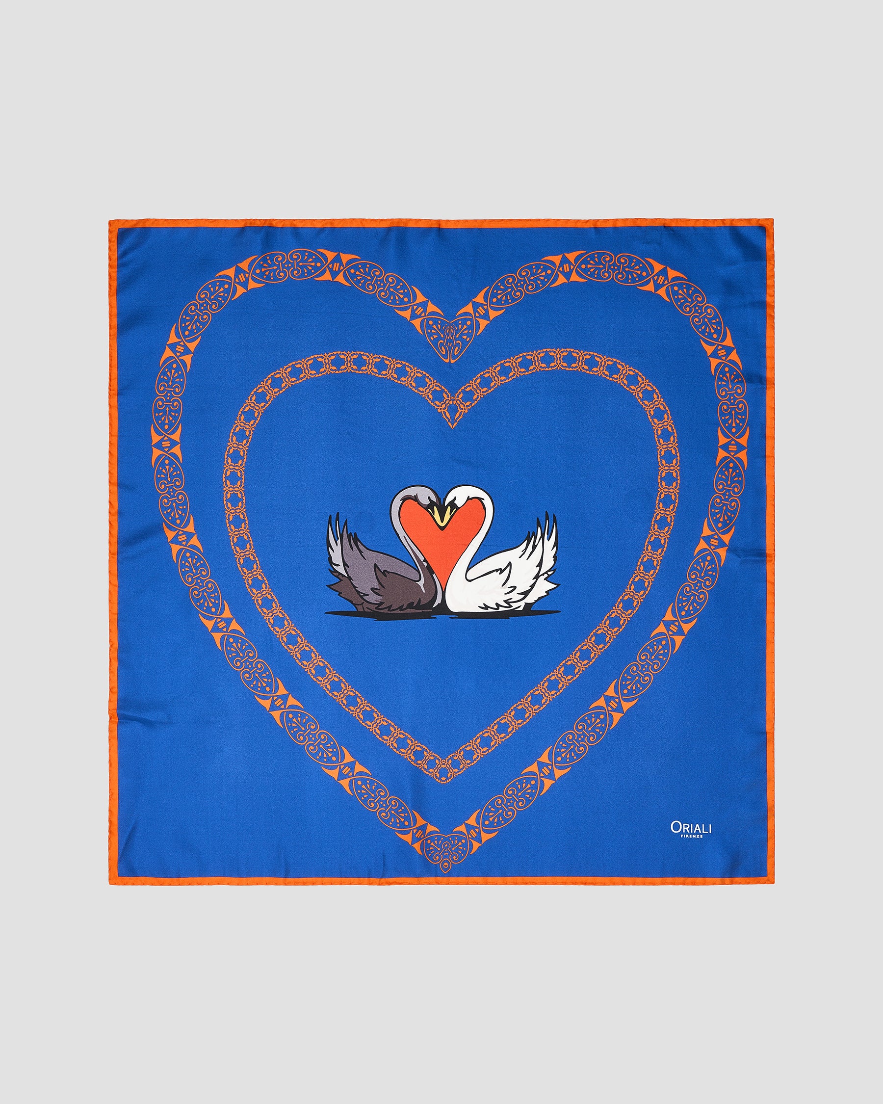 Foulard Disegno Cigno In Love