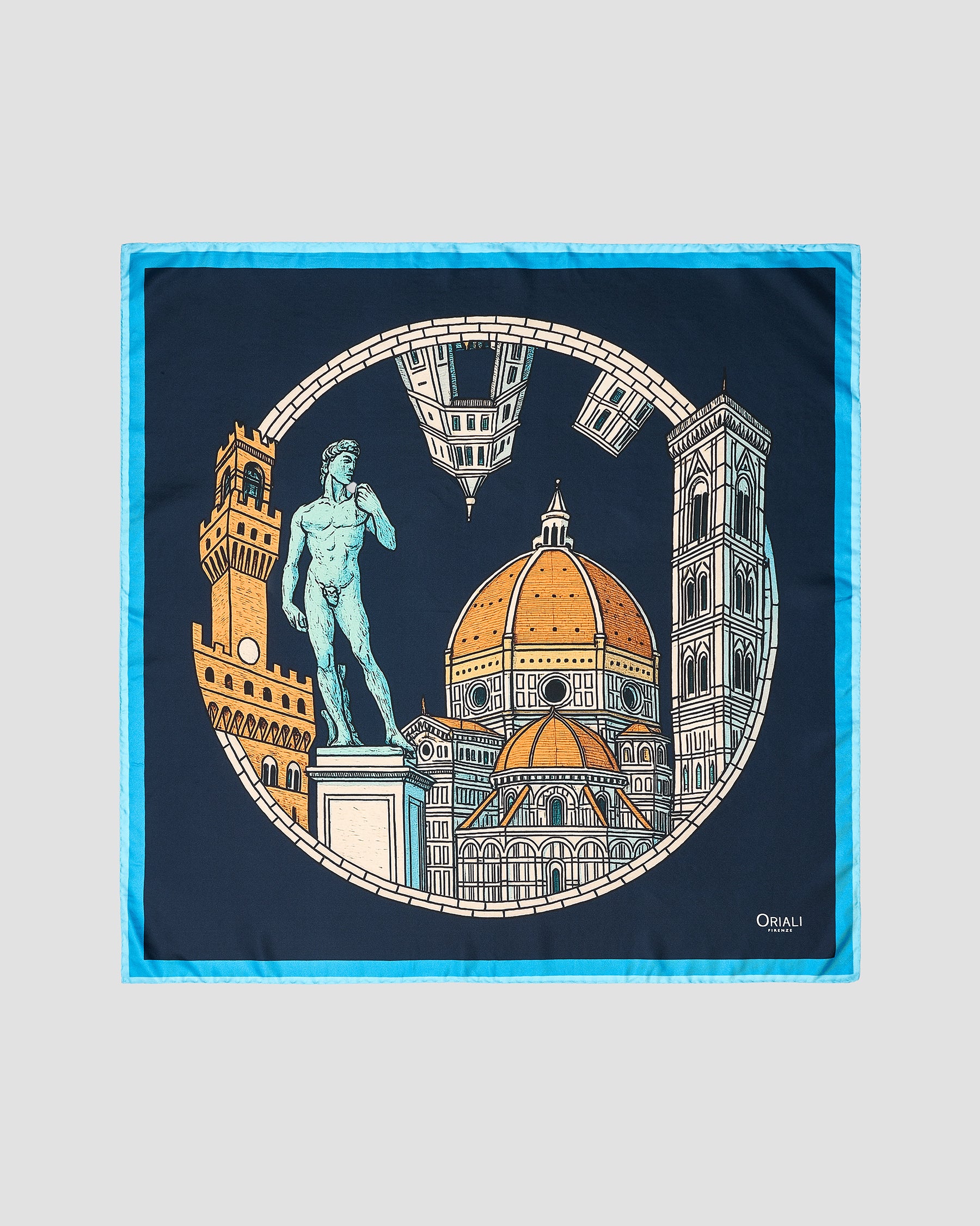 Foulard Disegno Firenze Twill Stampata