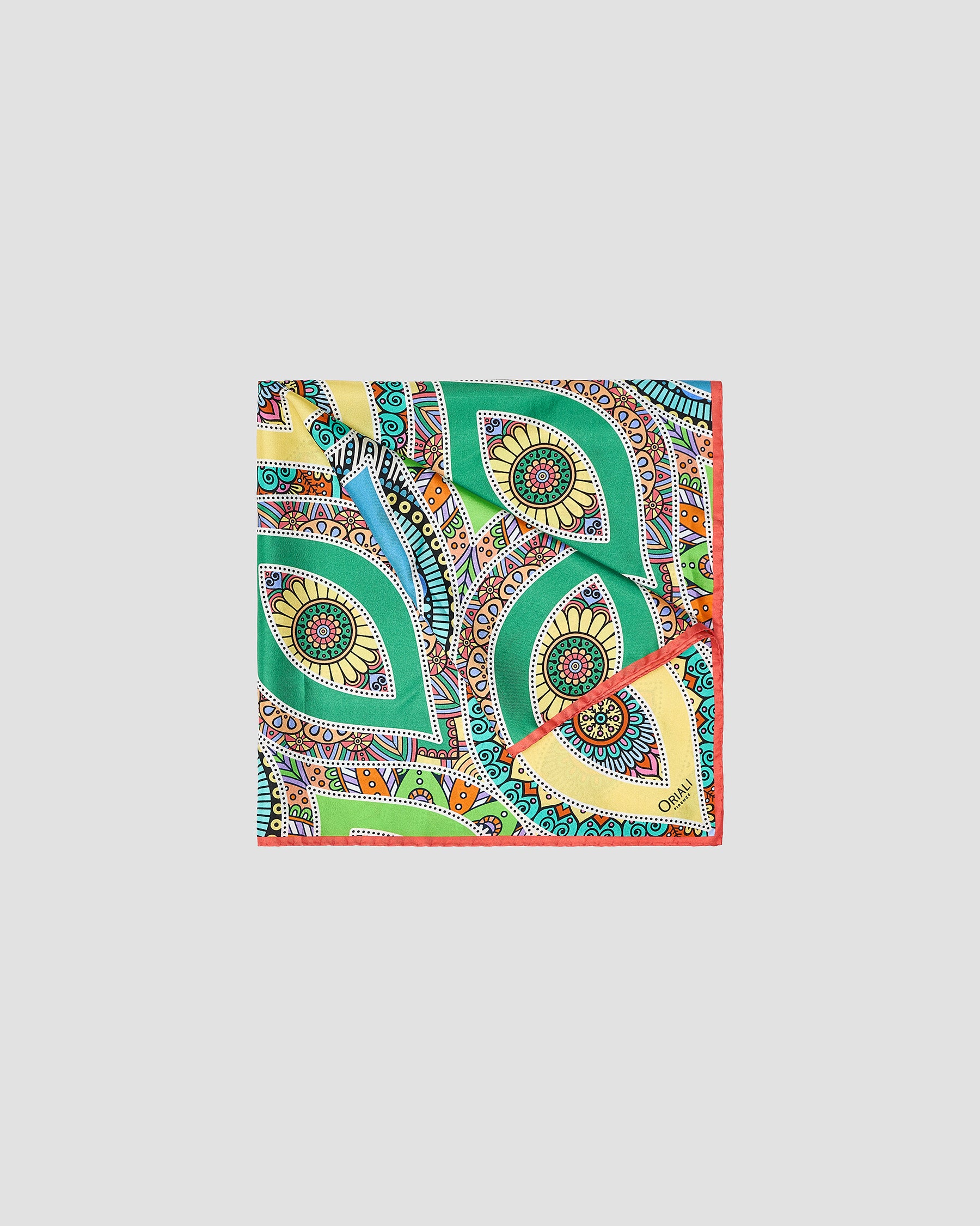 Foulard Occhio Greco Twill Stampata