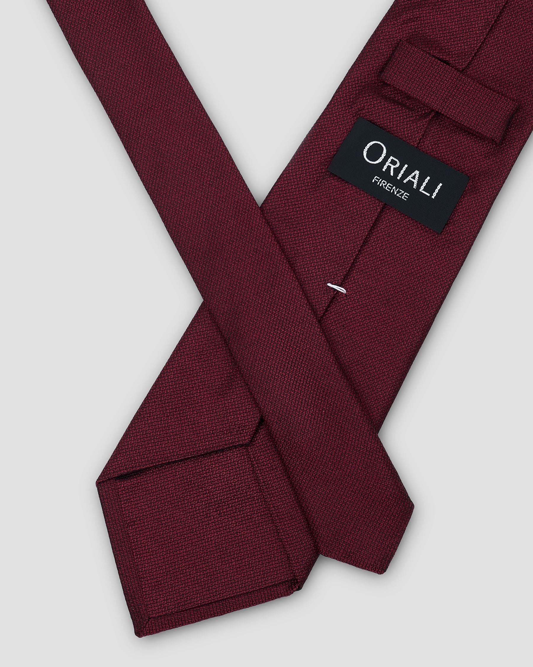 Cravatta Tinta Unita Jacquard