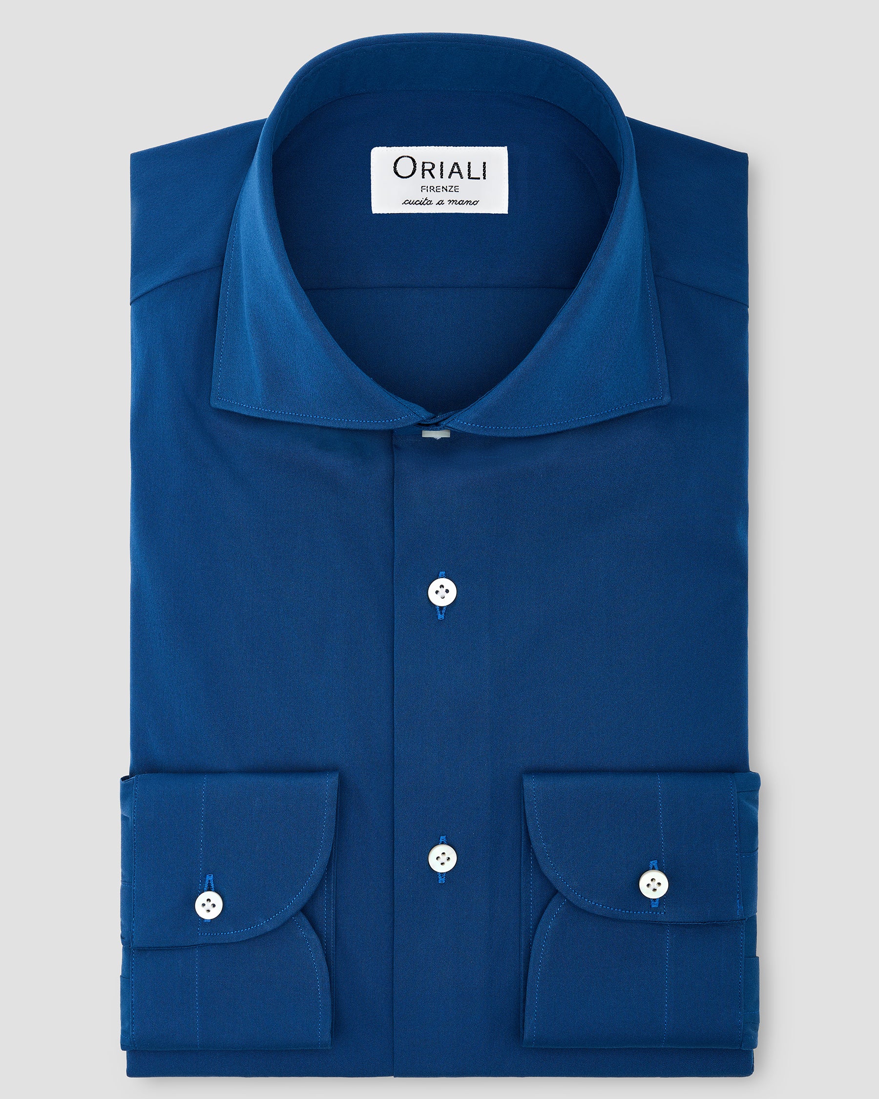 Camicia Unita Royal Blu Stretch
