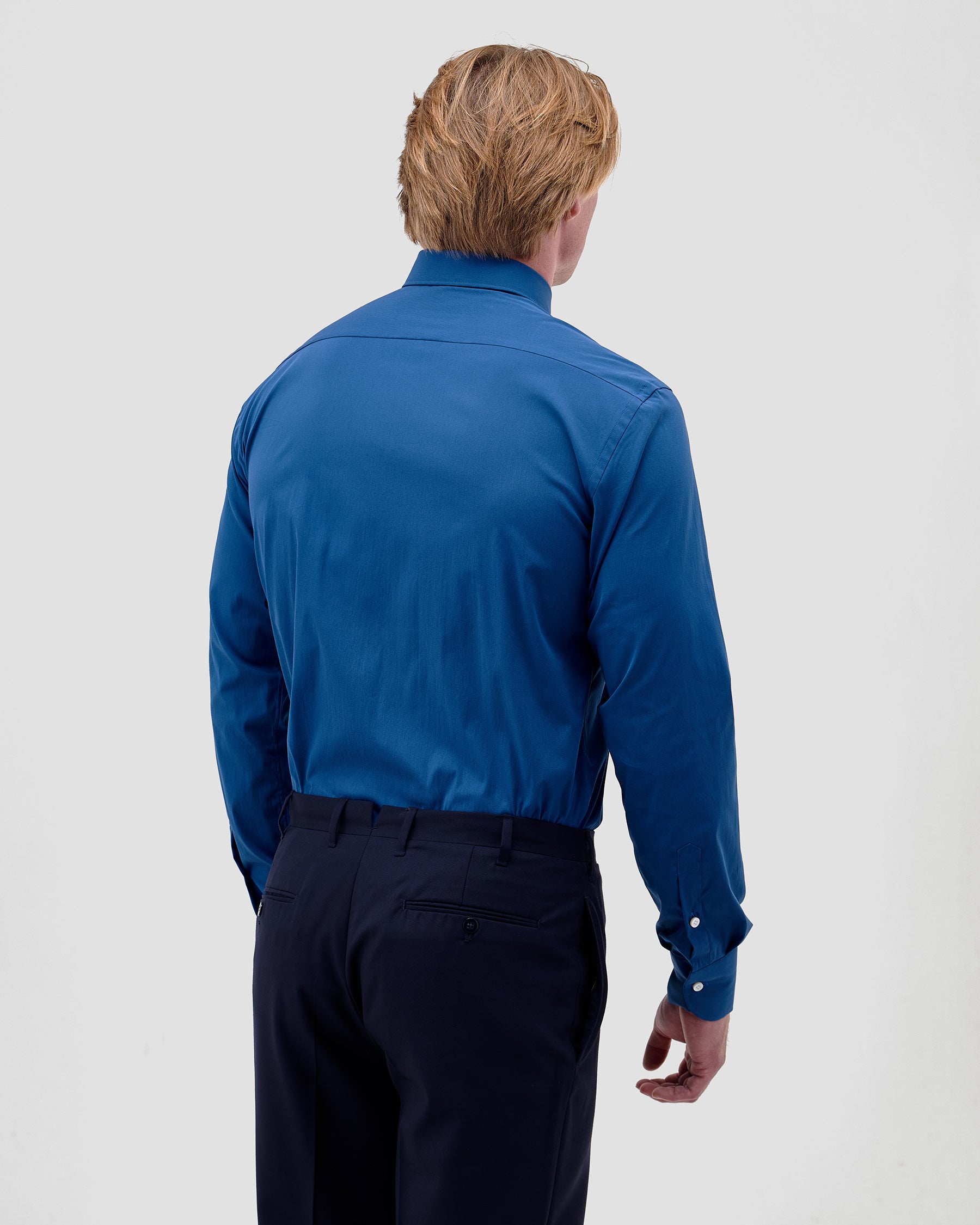 Camicia Unita Royal Blu Stretch