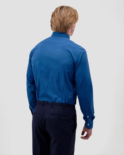 Solid Royal Blu Stretch Shirt