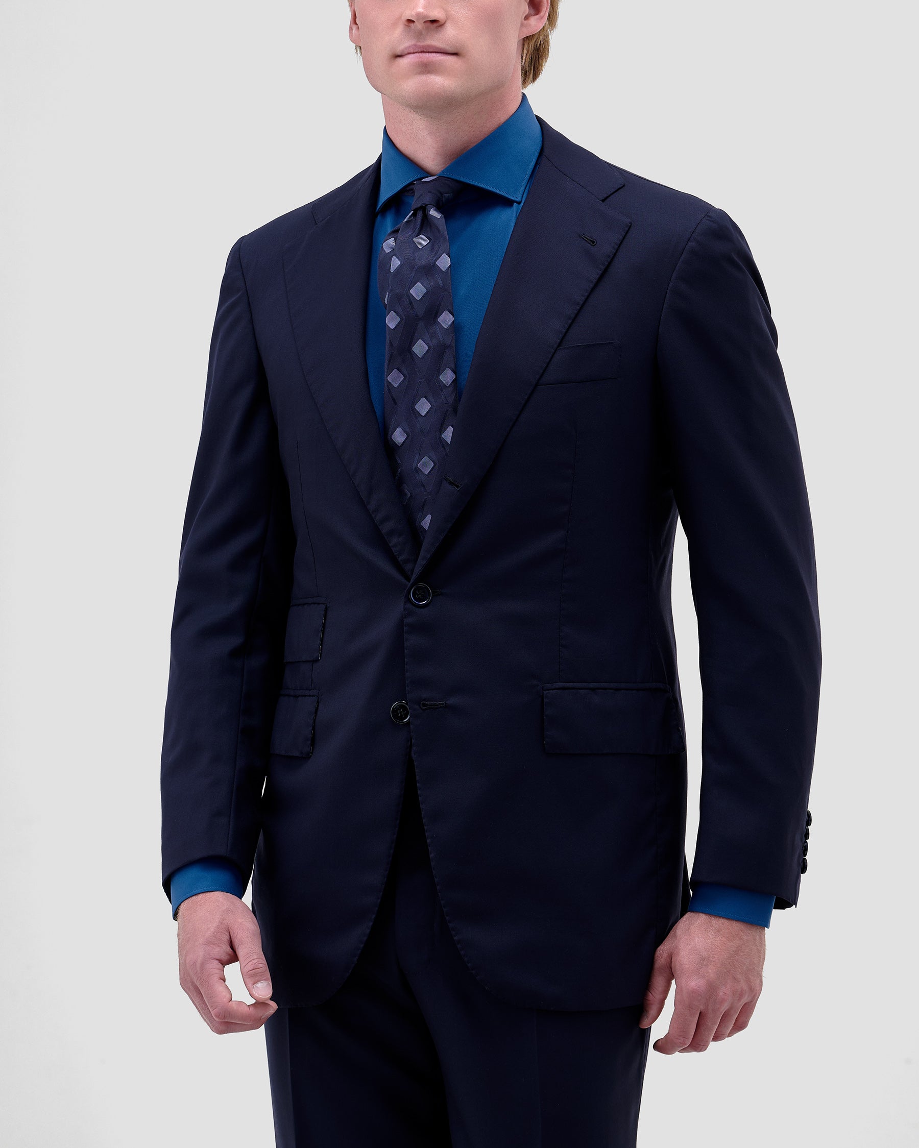 Camicia Unita Royal Blu Stretch