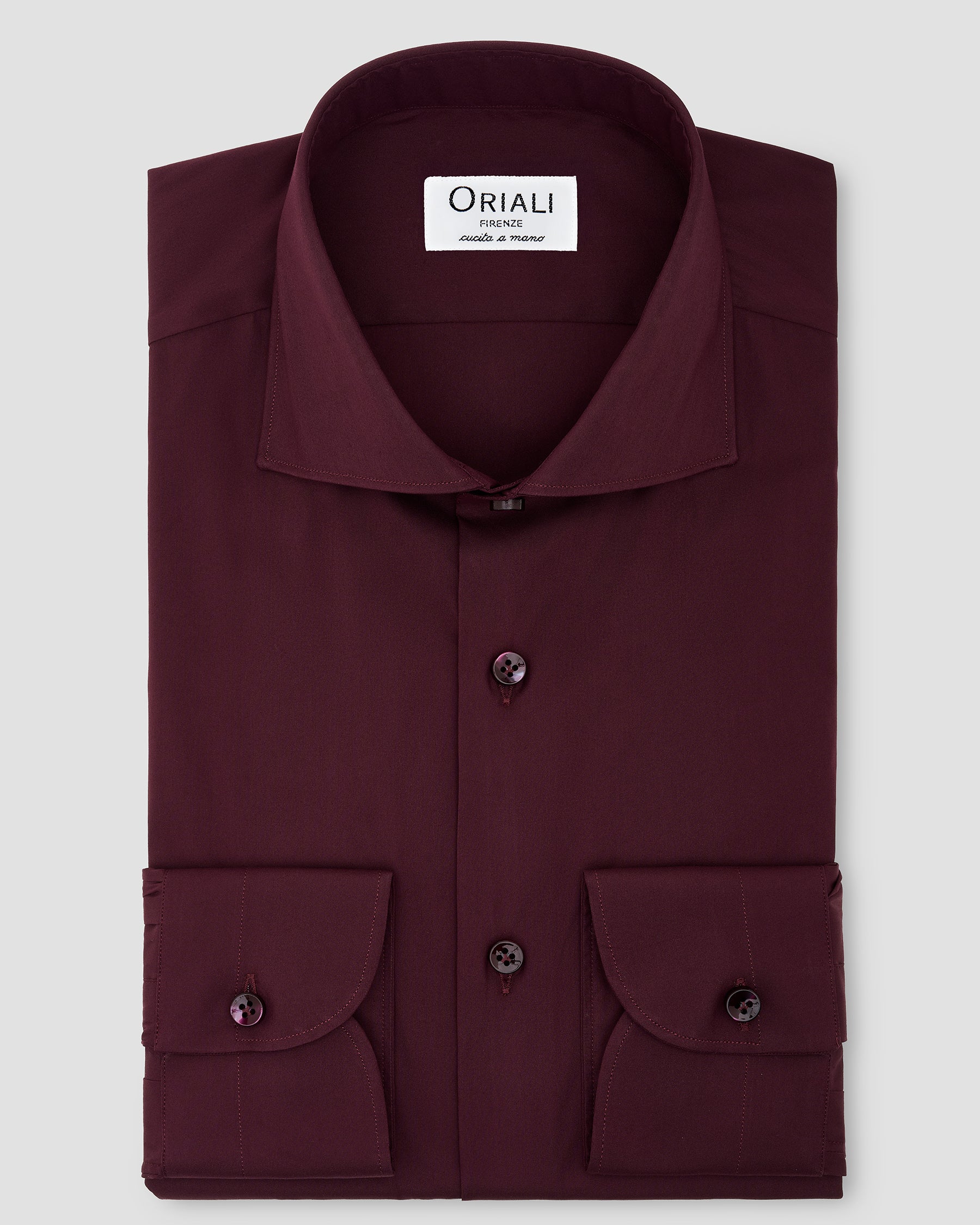 Camicia Unita Bordò Stretch