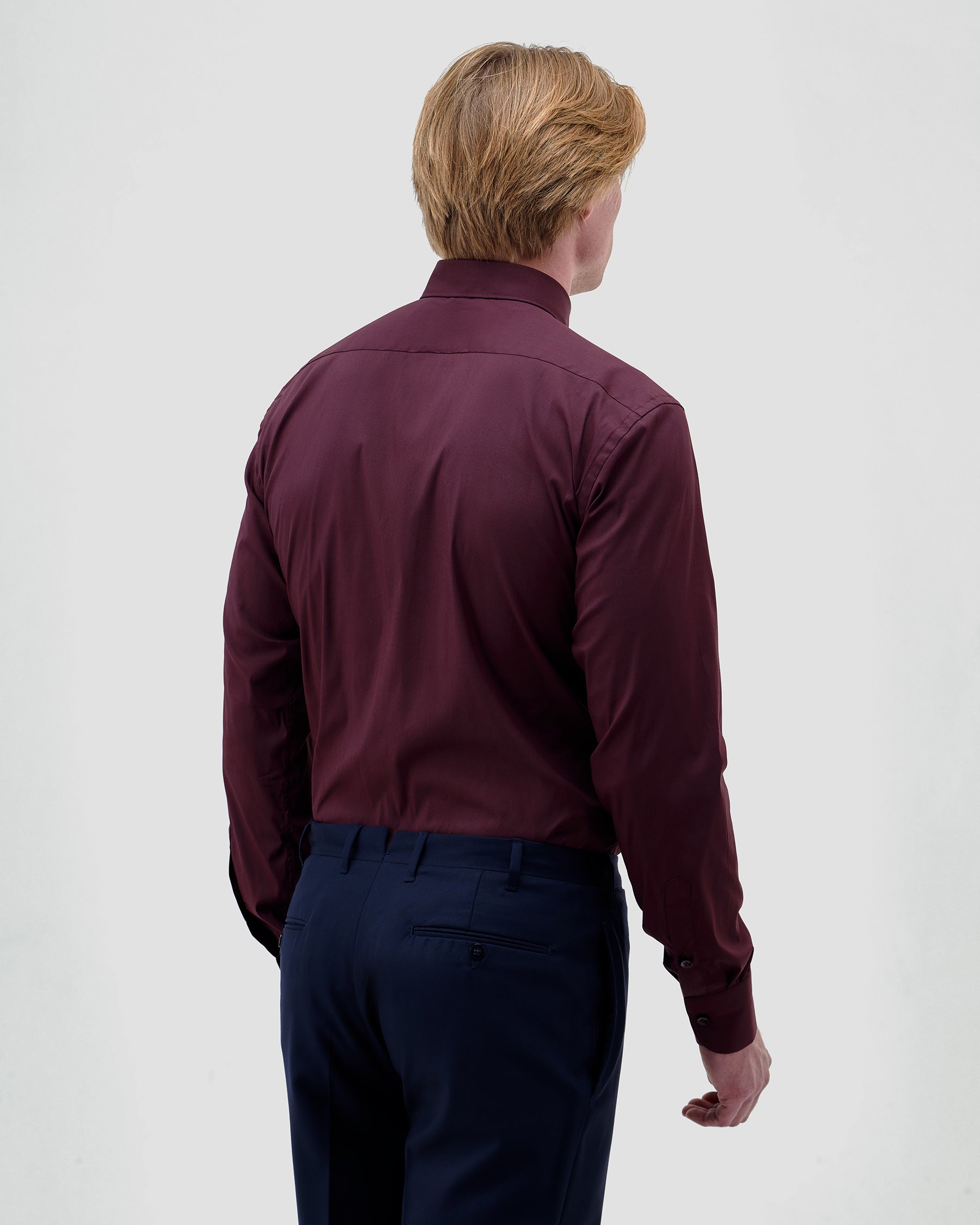 Camicia Unita Bordò Stretch