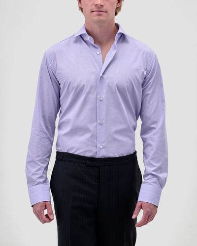 Camicia a Quadri Piccoli Signature Popeline