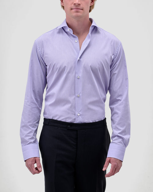 Camicia a Quadri Piccoli Signature Popeline