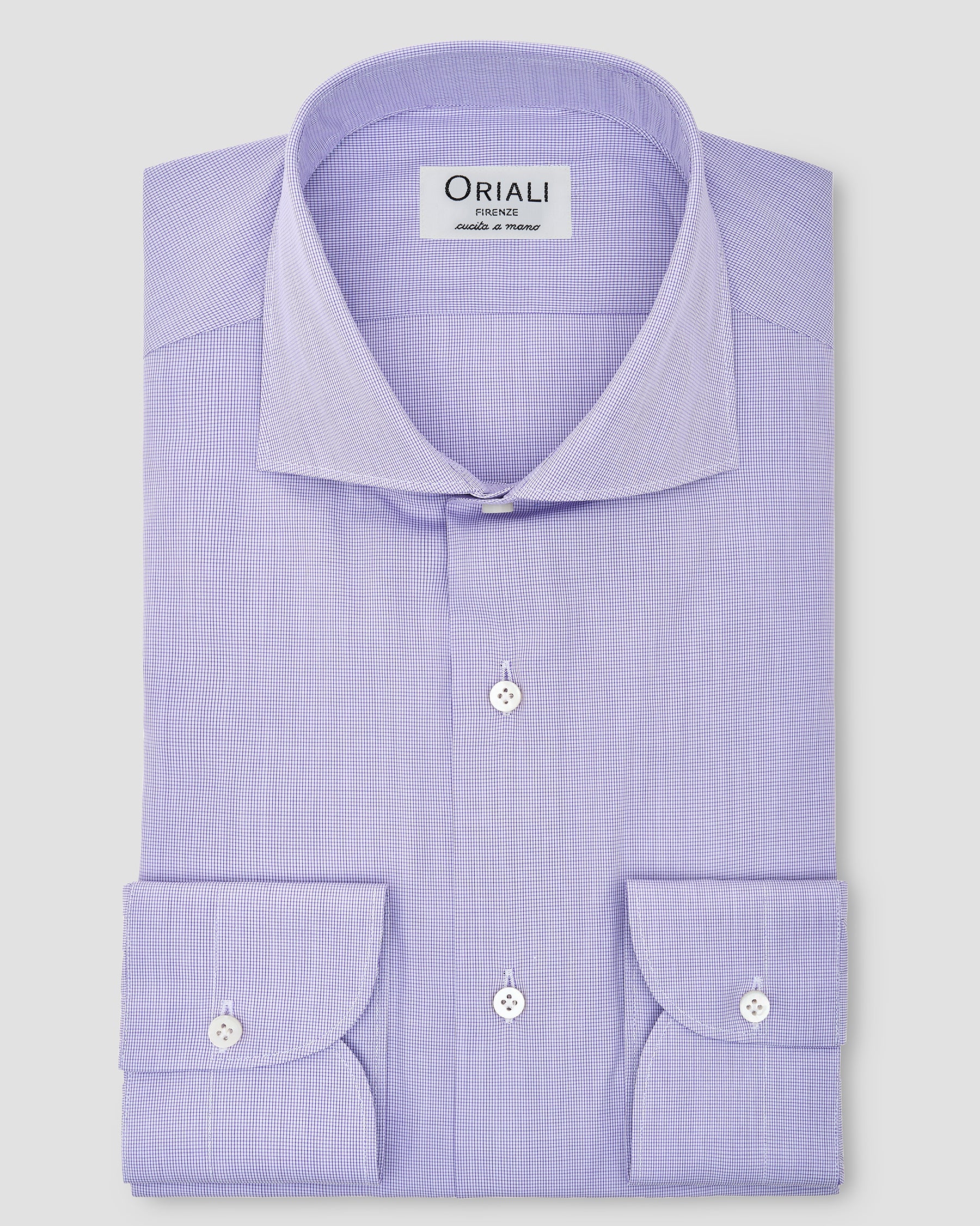 Camicia a Quadri Piccoli Signature Popeline