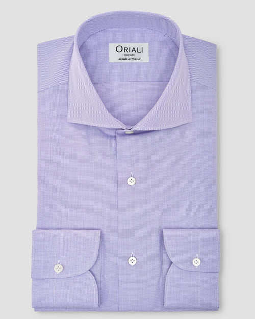 Camicia a Quadri Piccoli Signature Popeline