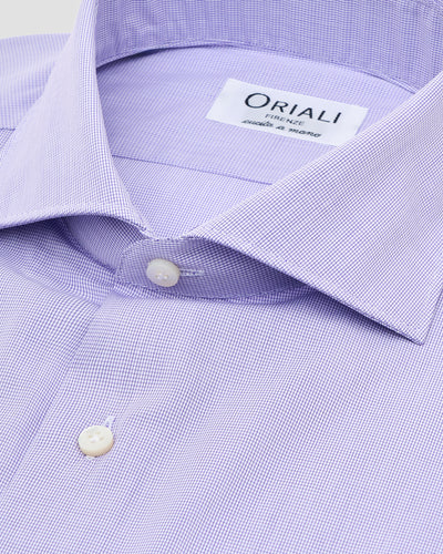 Camicia a Quadri Piccoli Signature Popeline