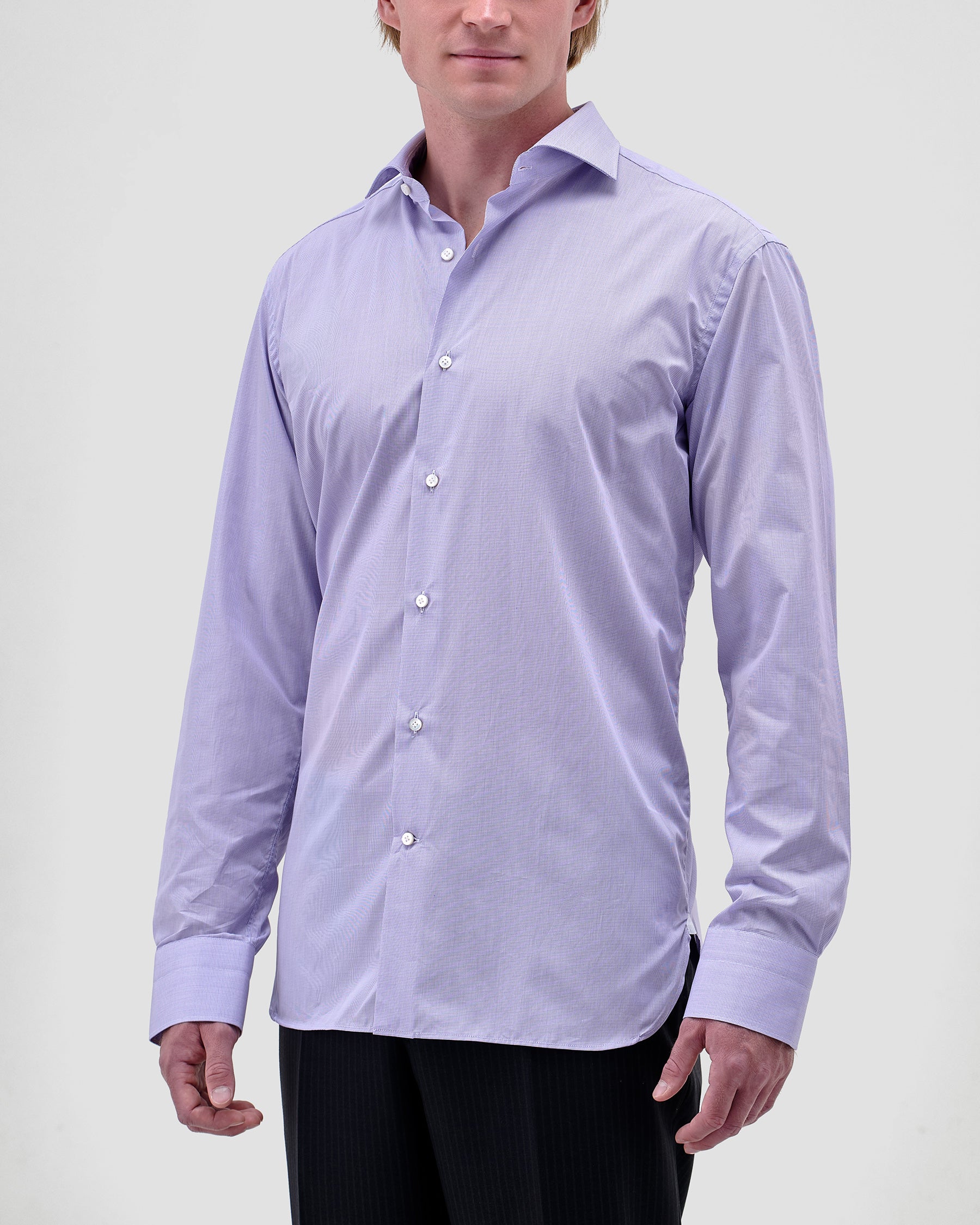 Camicia a Quadri Piccoli Signature Popeline