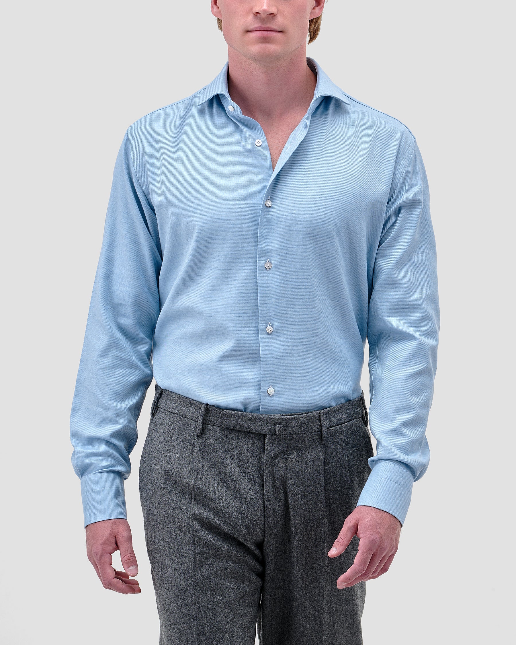 Camicia di Flanella Celeste