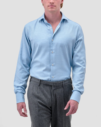 Camicia di Flanella Celeste