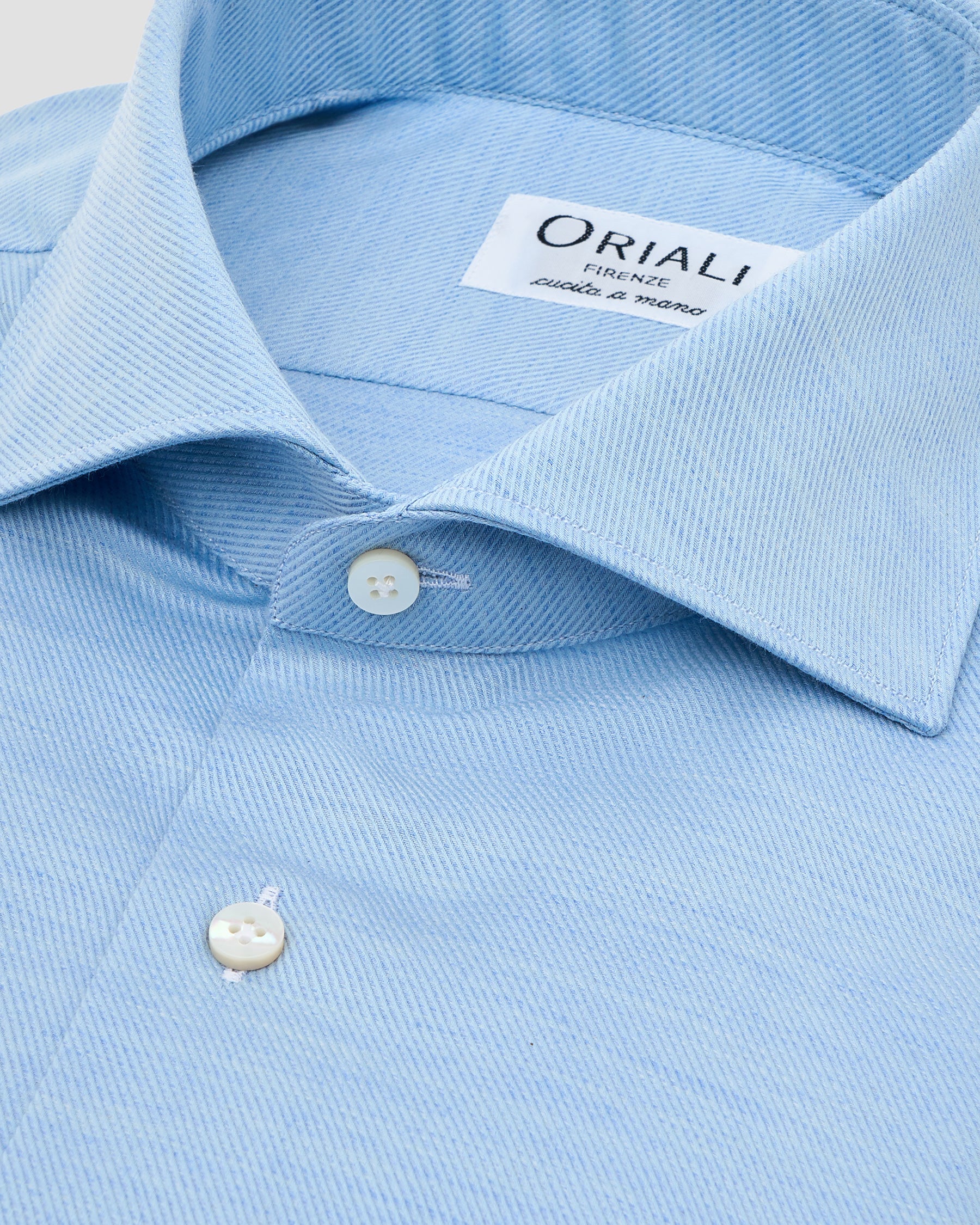 Camicia di Flanella Celeste