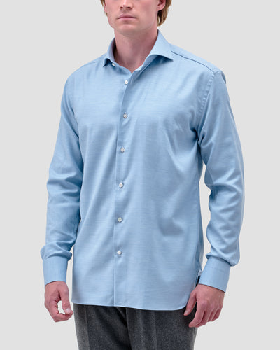 Camicia di Flanella Celeste