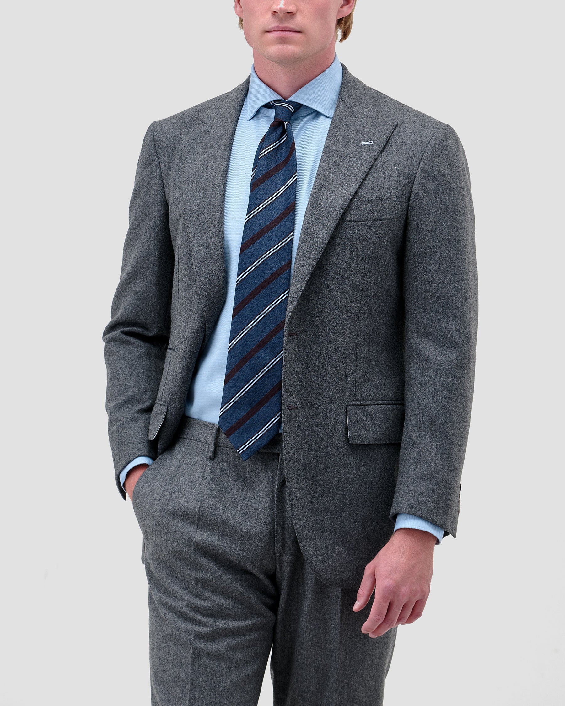 Camicia di Flanella Celeste