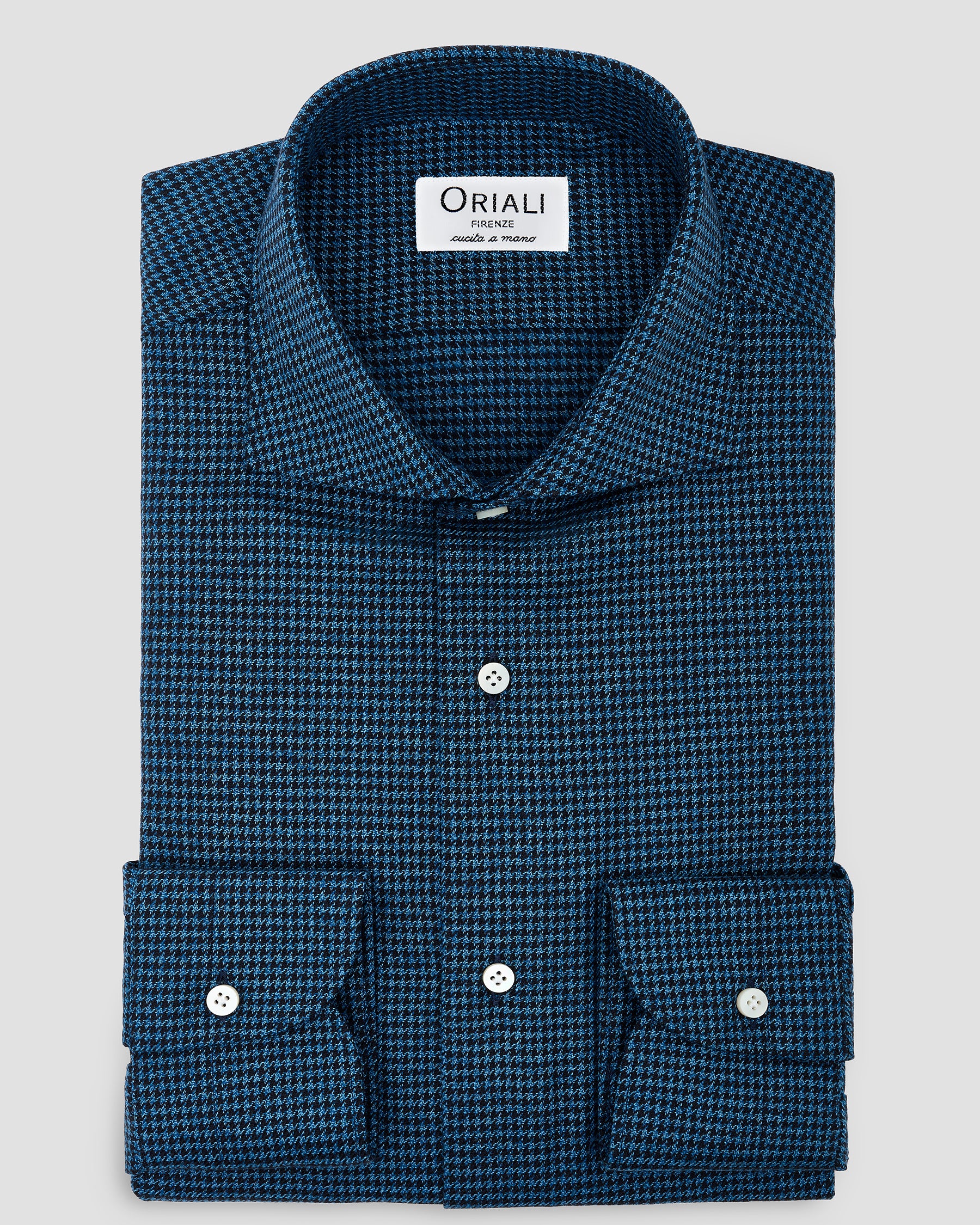 Camicia di Flanella a Quadri Blu