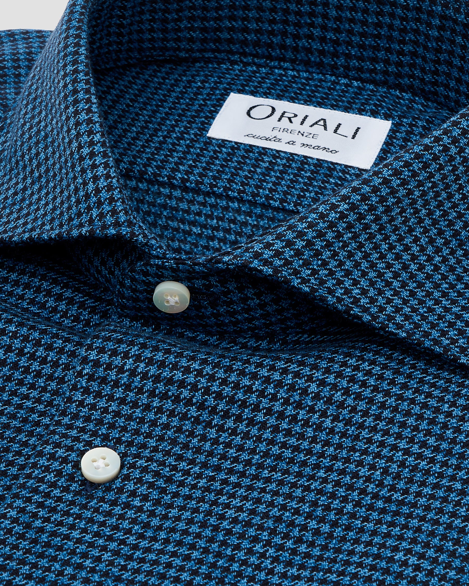 Camicia di Flanella a Quadri Blu