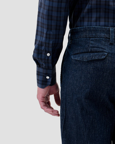 Camicia A Quadri Grandi Twill