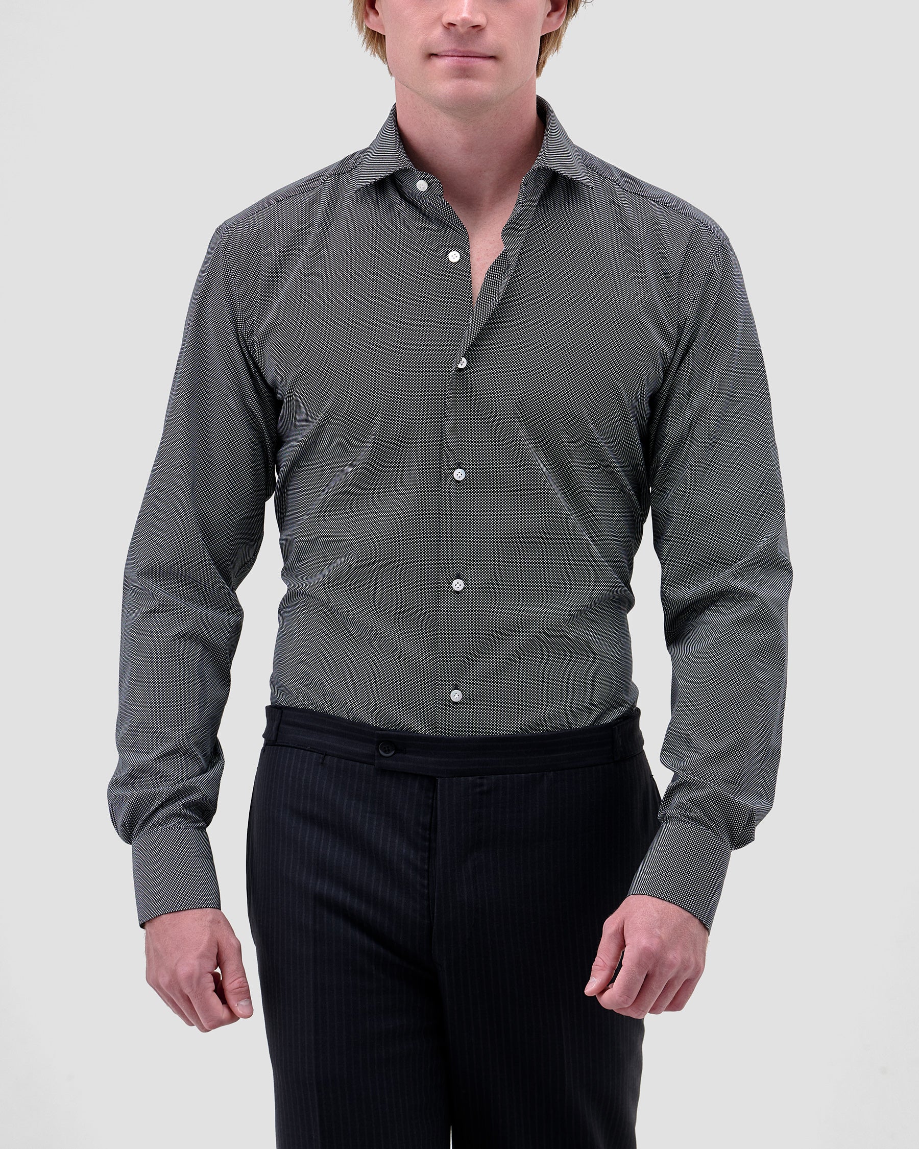 Camicia Stampa Pois Piccoli Popeline
