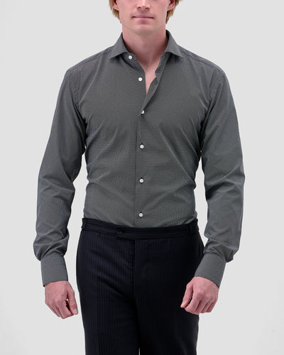 Camicia Stampa Pois Piccoli Popeline