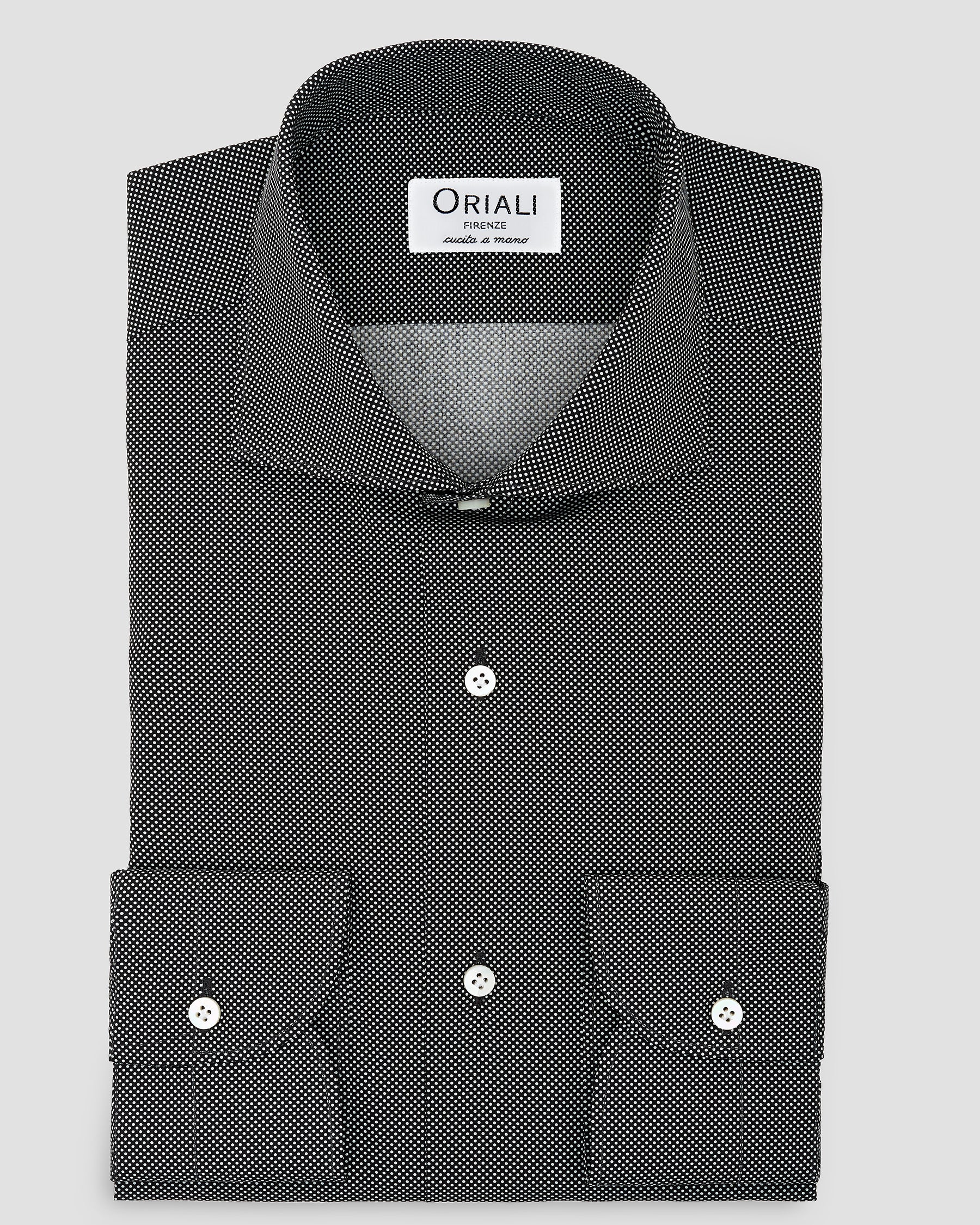 Camicia Stampa Pois Piccoli Popeline