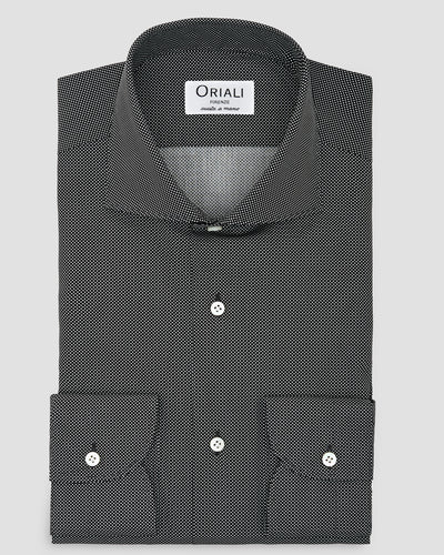 Camicia Stampa Pois Piccoli Popeline