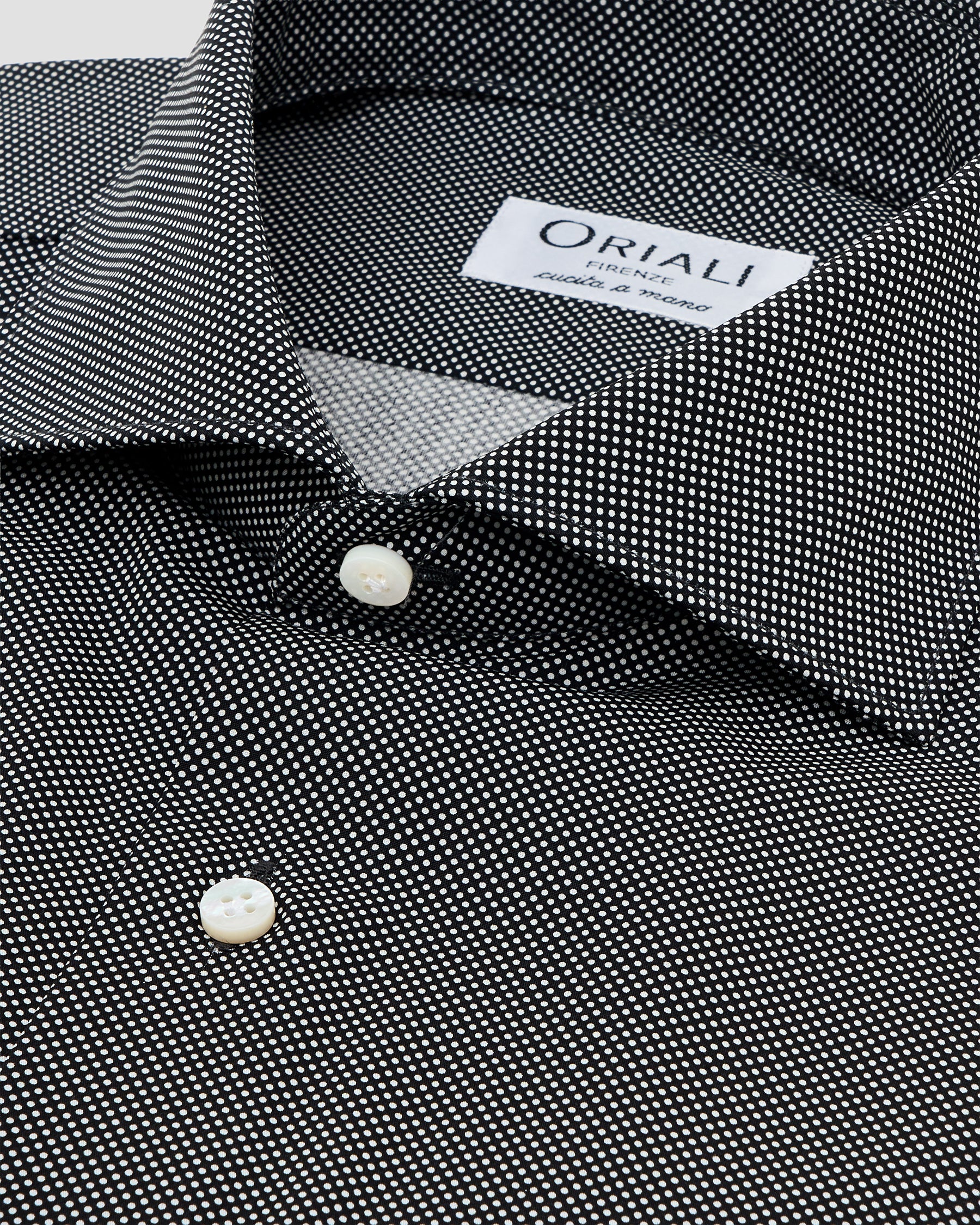 Camicia Stampa Pois Piccoli Popeline