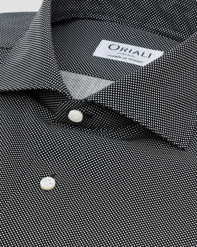 Camicia Stampa Pois Piccoli Popeline