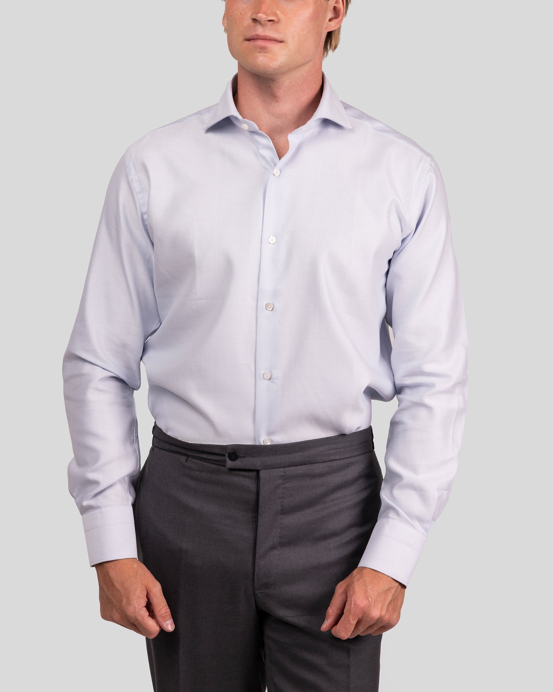 Camicia Unita Celeste Oxford