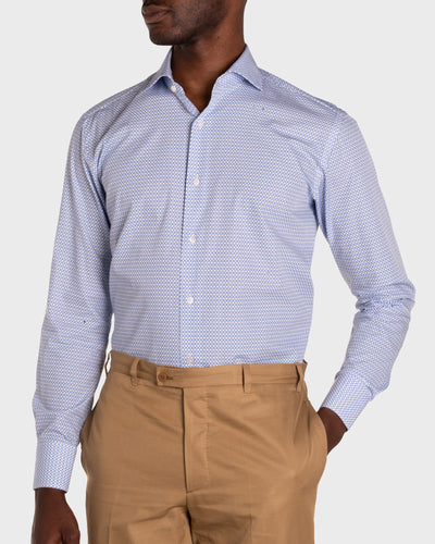Optical Print Poplin Shirt
