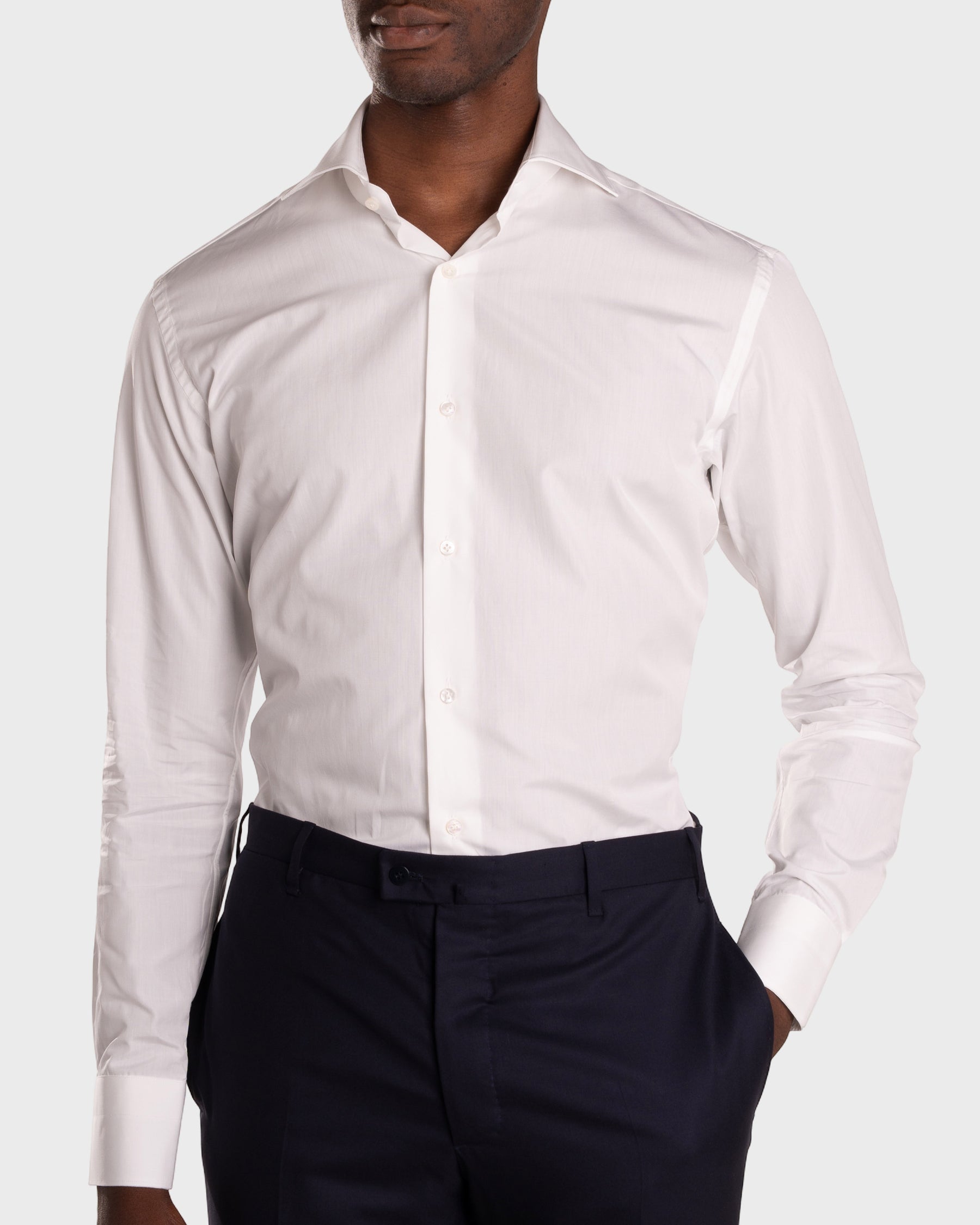Camicia Bianca Avorio Twill