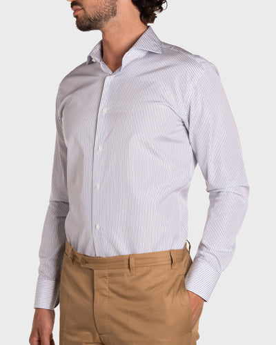 Striped Poplin Shirt