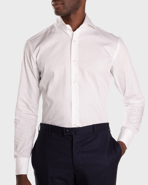 Camicia  Bianca Twill  Piquet