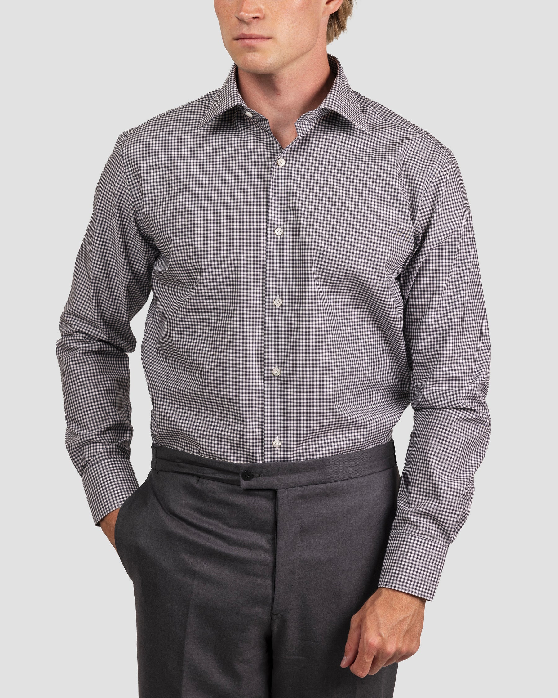Camicia Quadretti Twill