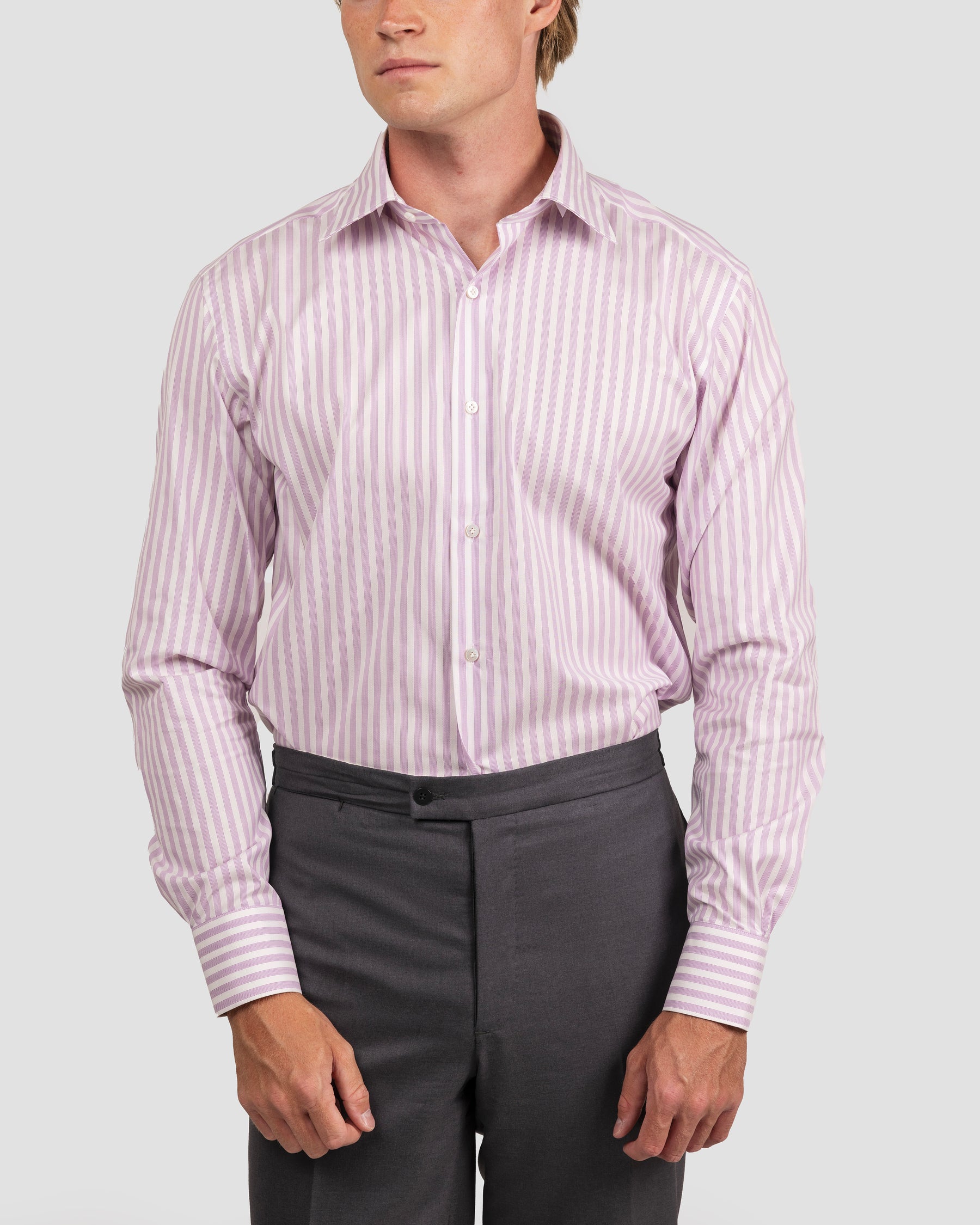 Camicia A Righe Oxford