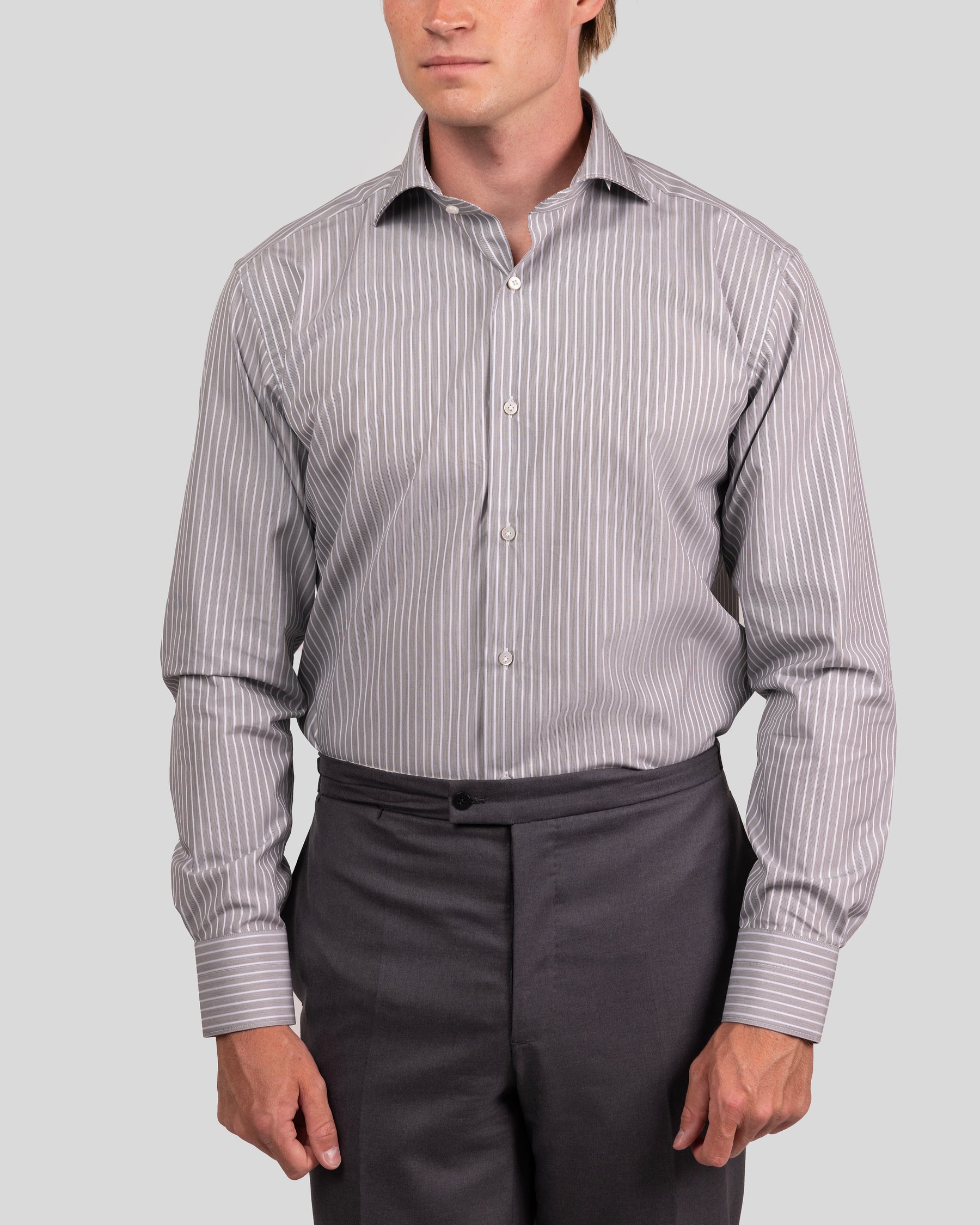 Camicie A Righe Signature Popeline