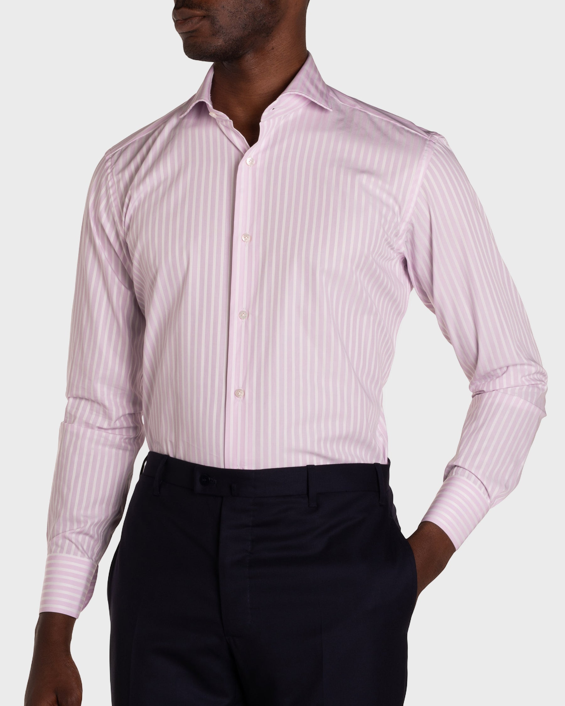 Camicia A Righe Signature Fil A Fil