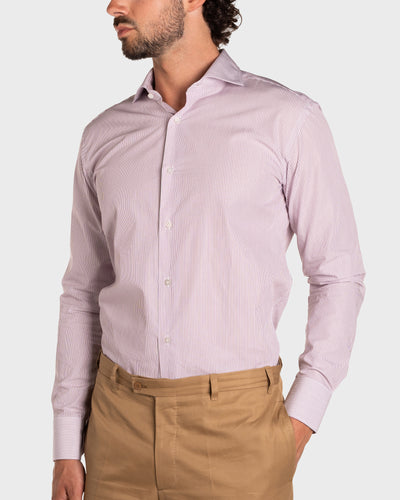 Classic Striped Poplin Shirt
