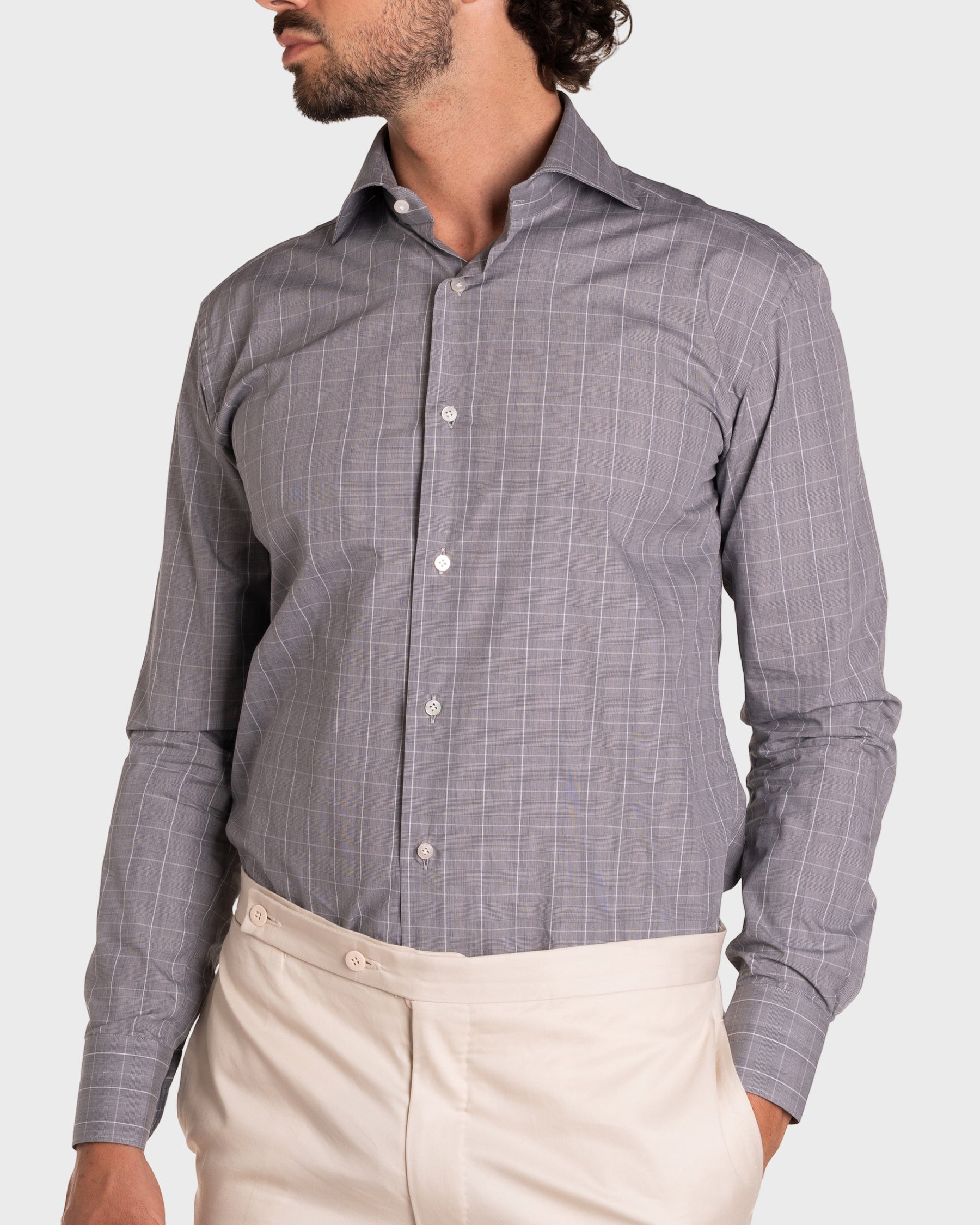 Camicia Quadri Signature Popeline
