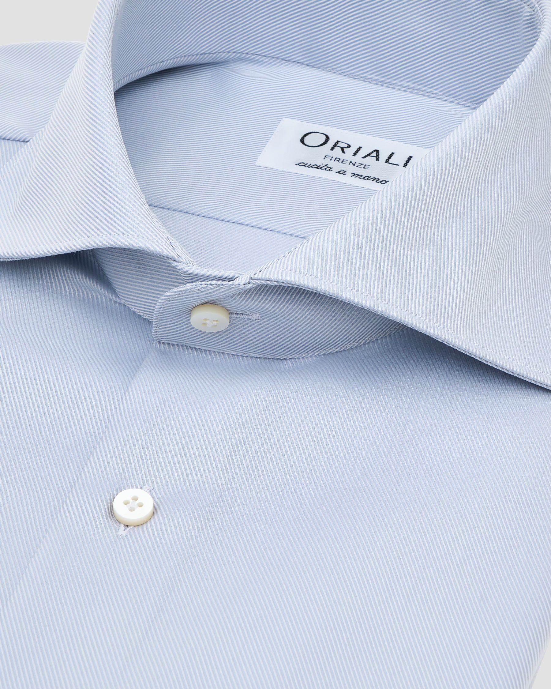 Camicia Grigio Medio Signature Twill