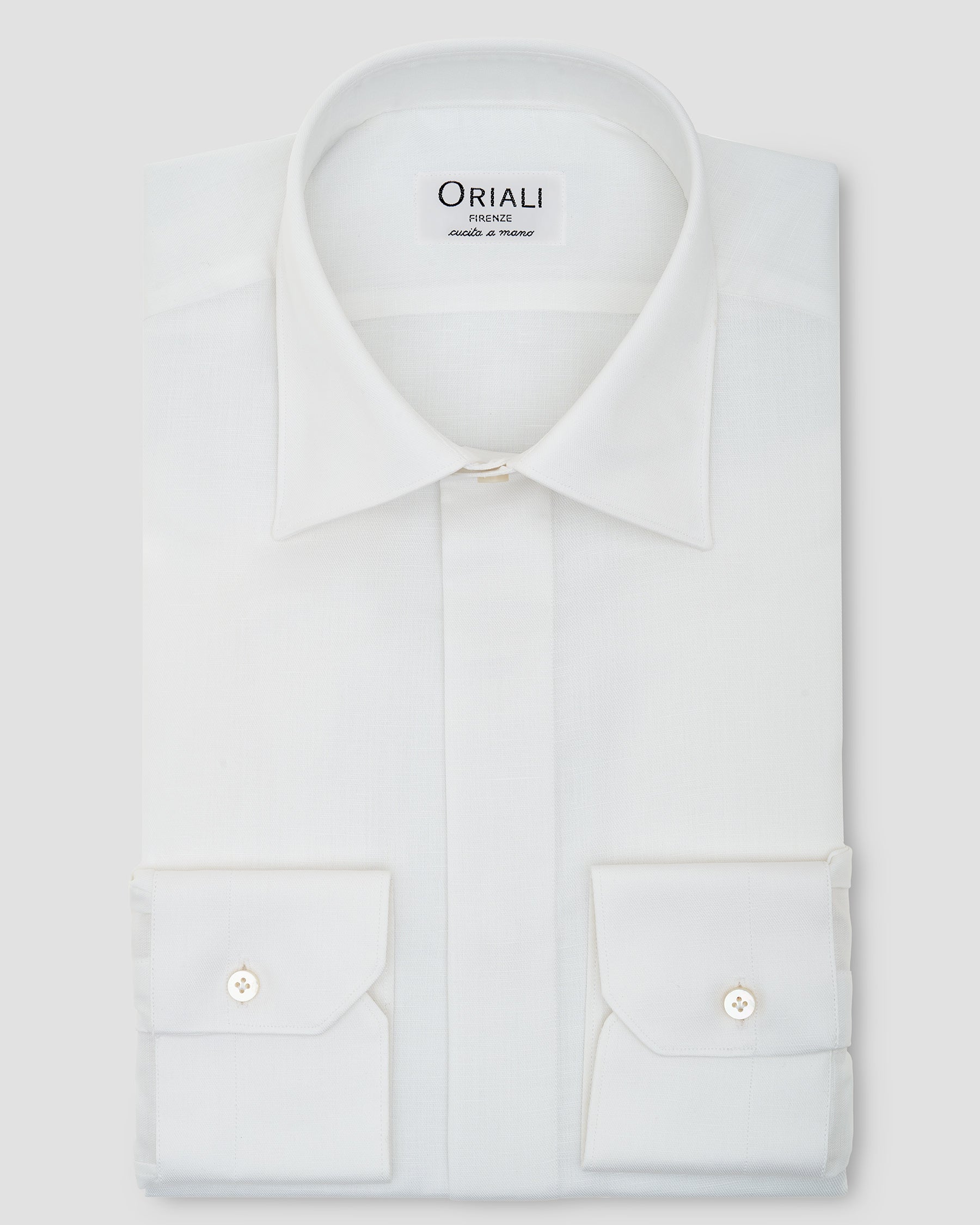 Camicia Voile Cotone Fly Front