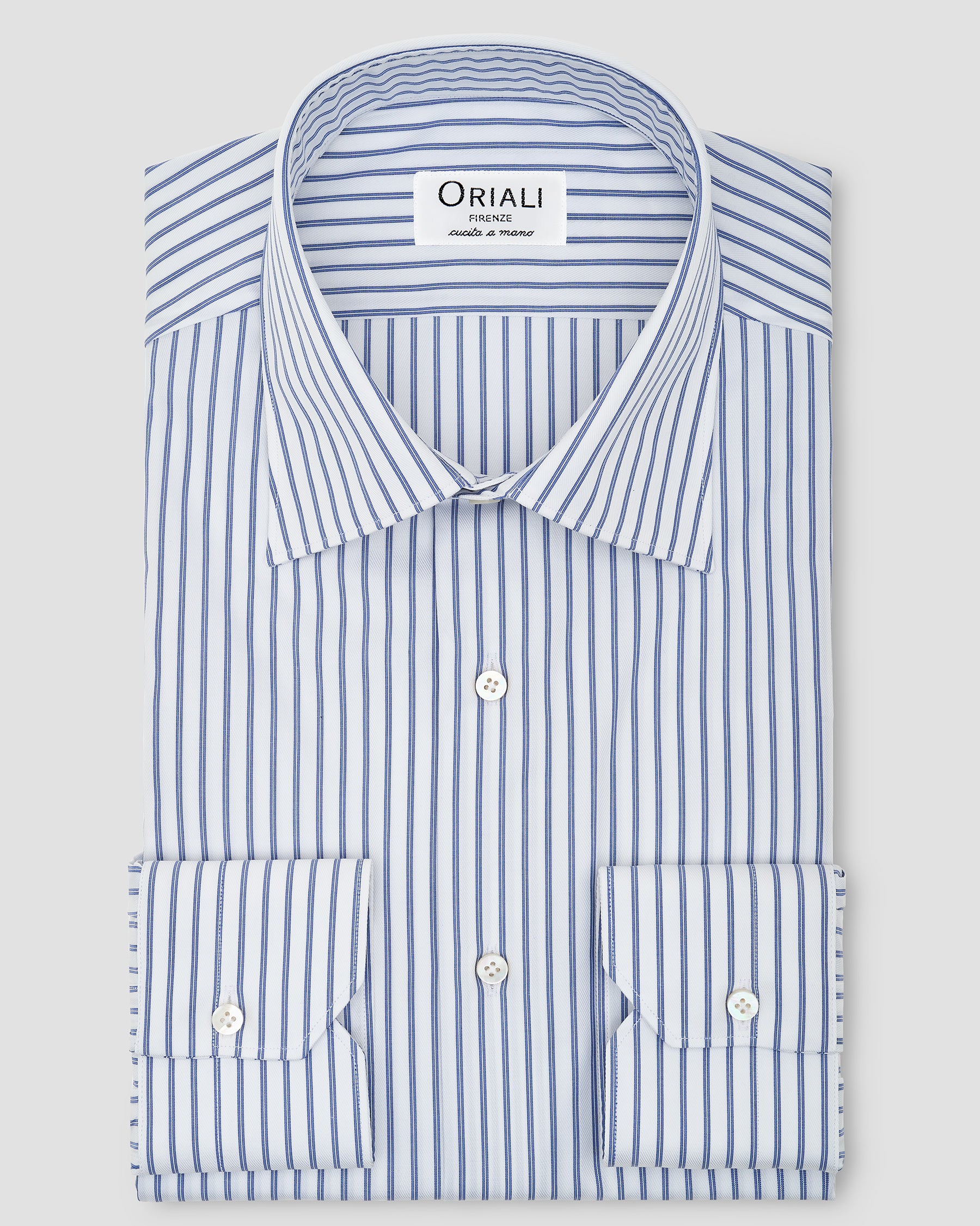 Camicia A Righe Signature Twill
