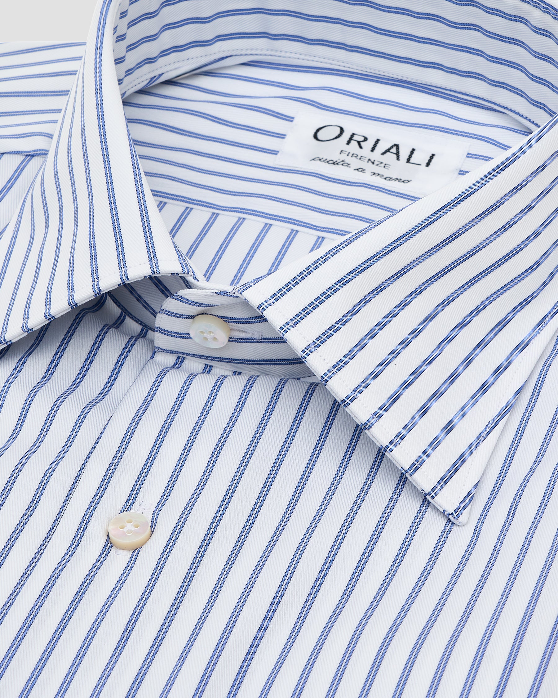 Camicia A Righe Signature Twill